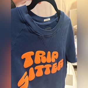 Short sleeve sweatshirt MOTHER denim S